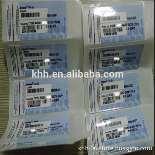 High Quanlity Factory Whole Sale Custom Printing Sticker Label